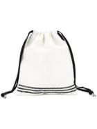 G.v.g.v. Sequin Drawstring Purse - White