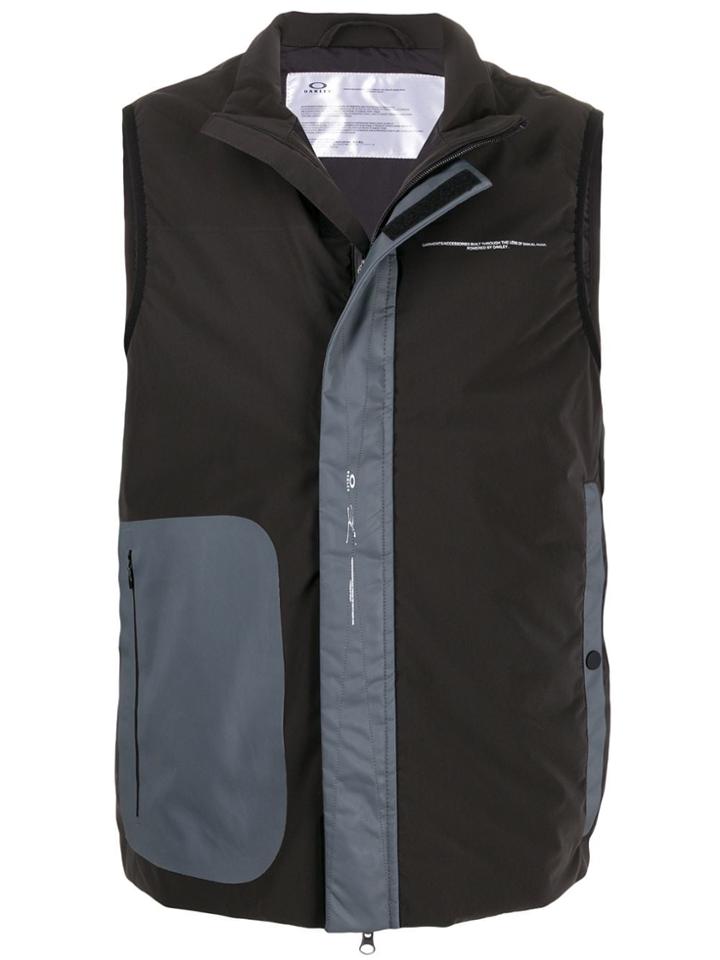 Oakley By Samuel Ross Fitted Padded Vest - Brown