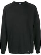 Cp Company Side Zip Detail Sweatshirt - Black