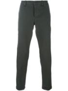 Dondup - Straight Trousers - Men - Cotton/polyester - 33, Grey, Cotton/polyester