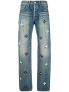 Tu Es Mon Trésor Bijou Flower Jeans - Blue