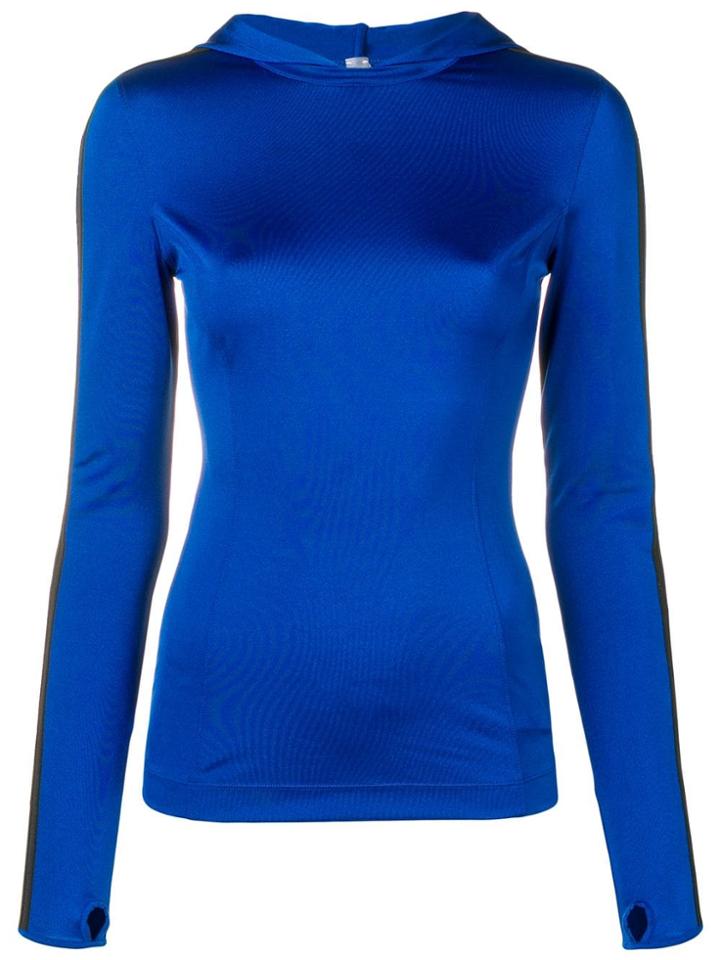No Ka' Oi Fitted Sports Sweater - Blue