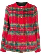 Mackintosh Bettyhill Royal Stewart Wool & Mohair Collarless Jacket