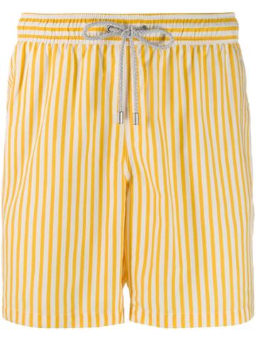 Bluemint Sunrise Line Stripe Swim Shorts - Yellow