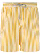 Bluemint Sunrise Line Stripe Swim Shorts - Yellow