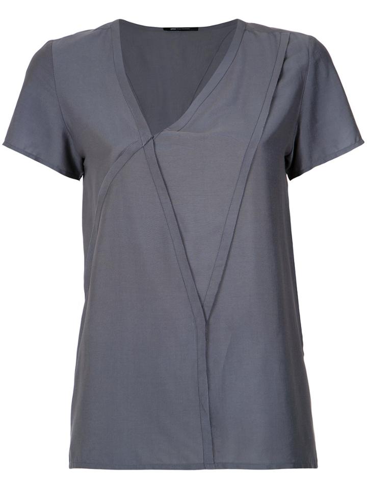 Uma Raquel Davidowicz Panelled Blouse - Grey