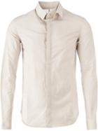 Deepti Concealed Button Fastening Slim Fit Shirt - Grey