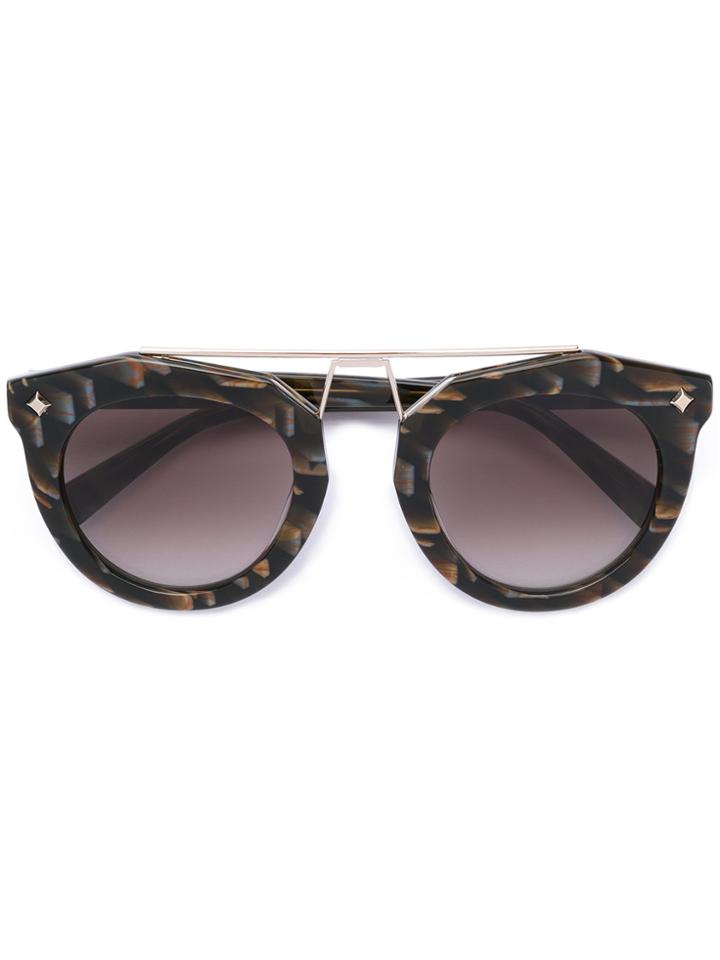 Mcm Round Sunglasses - Black