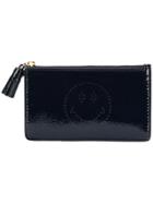 Anya Hindmarch Smiley Zipped Card Case - Blue
