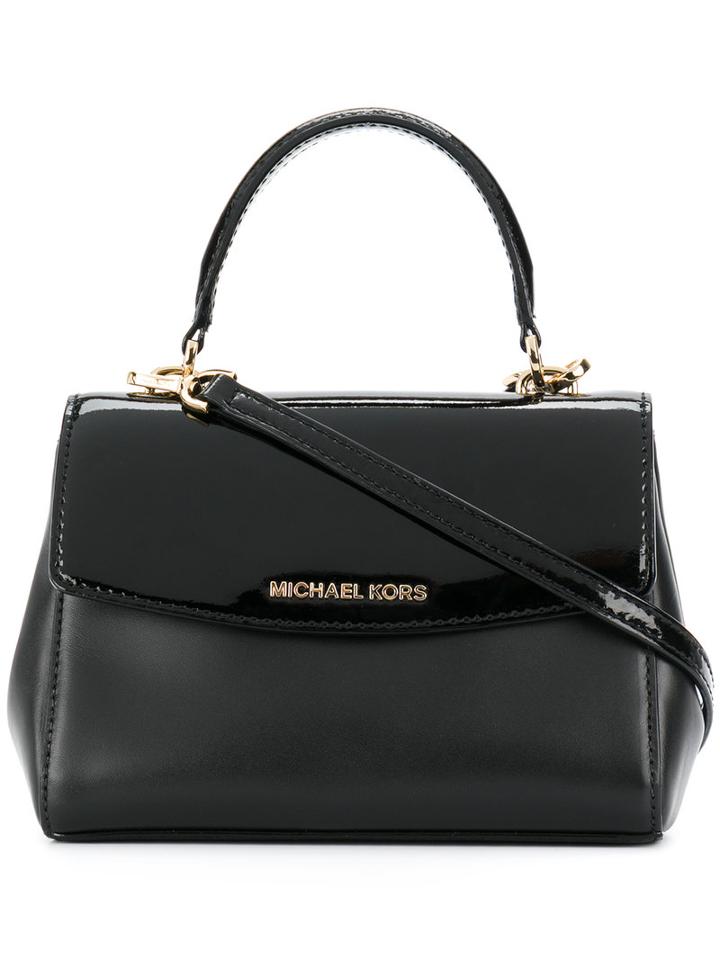 Michael Michael Kors - Foldover Crossbody Bag - Women - Leather - One Size, Black, Leather