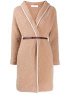 Fabiana Filippi Hooded Cardi-coat - Neutrals