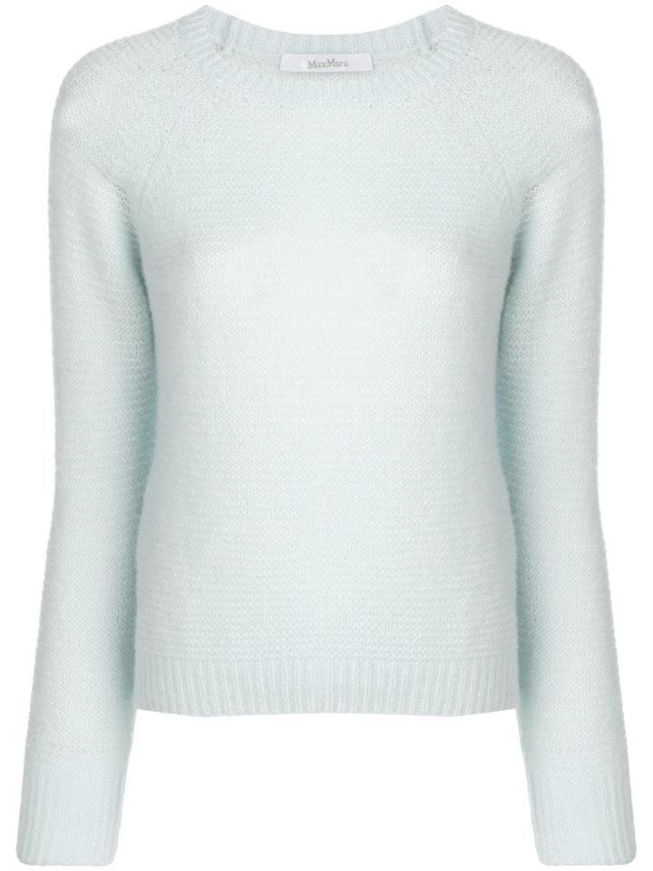 Max Mara Knitted Jumper - Blue