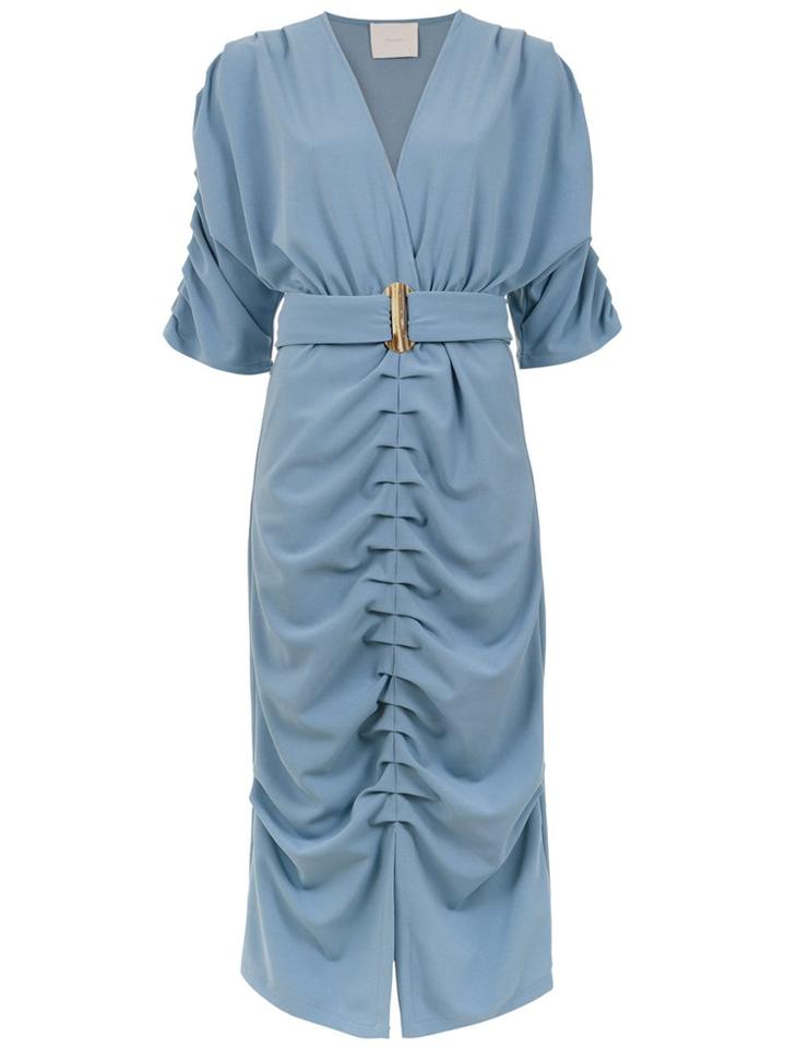 Framed Rush Midi Dress - Blue