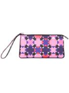 Emilio Pucci Geometric Print Clutch, Women's, Pink/purple