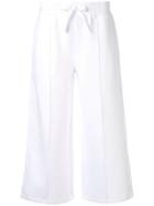 Ck Calvin Klein Spacer Cropped Track Pants - White
