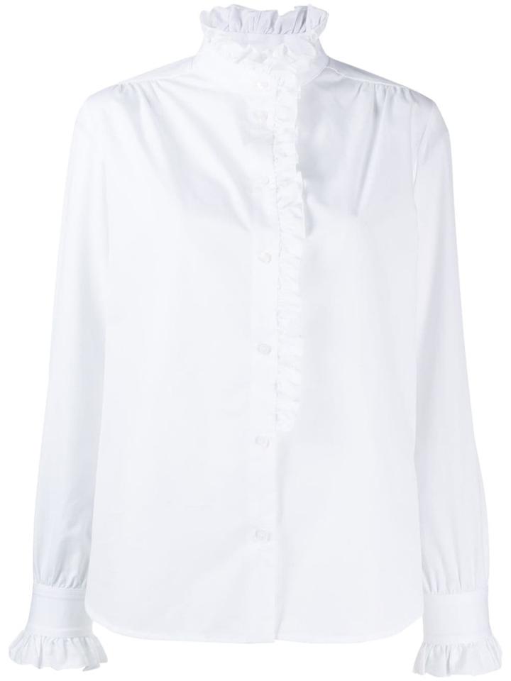 Dondup Frill-trim Fitted Shirt - White