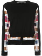 Sonia Rykiel Madras Patterned Sweatshirt - Black