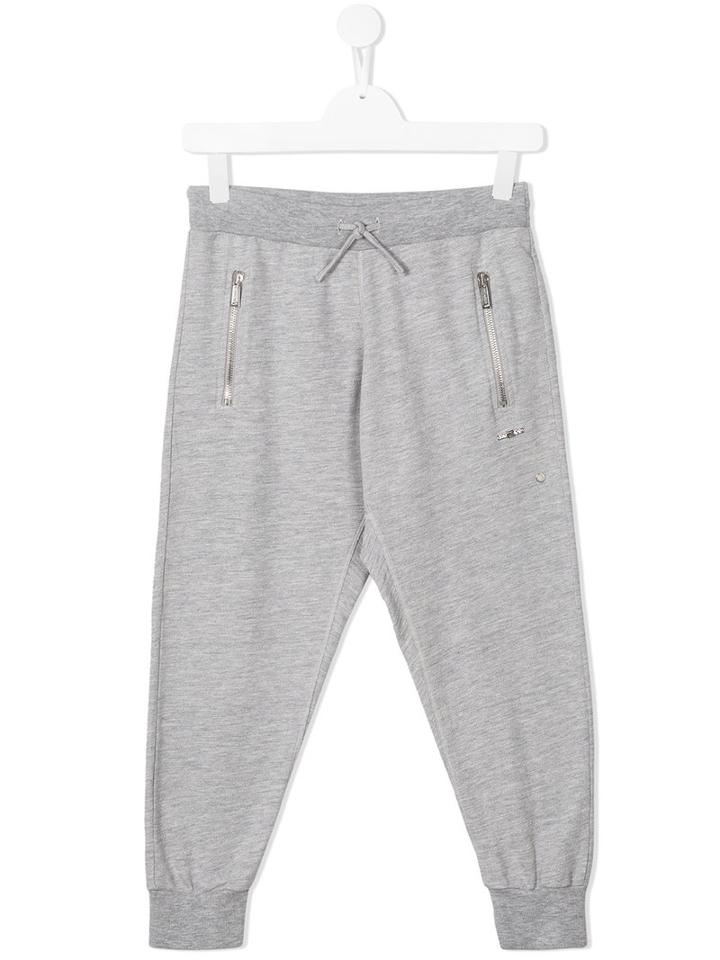 Dsquared2 Kids Drawstring Track Pants, Girl's, Size: 16 Yrs, Grey