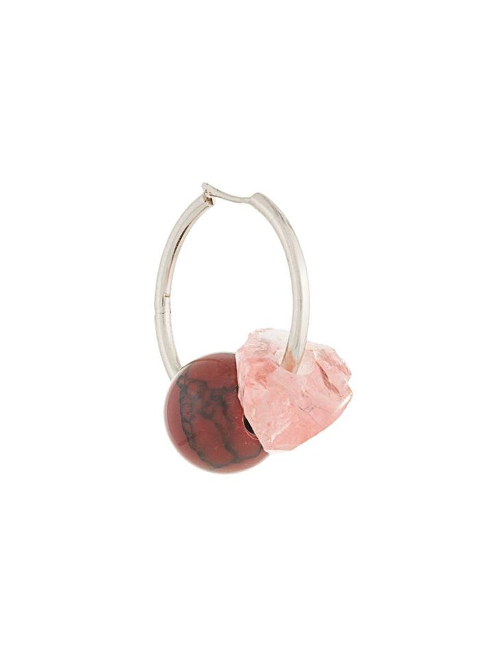 Proenza Schouler Cluster Hoop Earring - Black