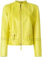 Roberto Cavalli Stitch Detail Jacket - Yellow & Orange