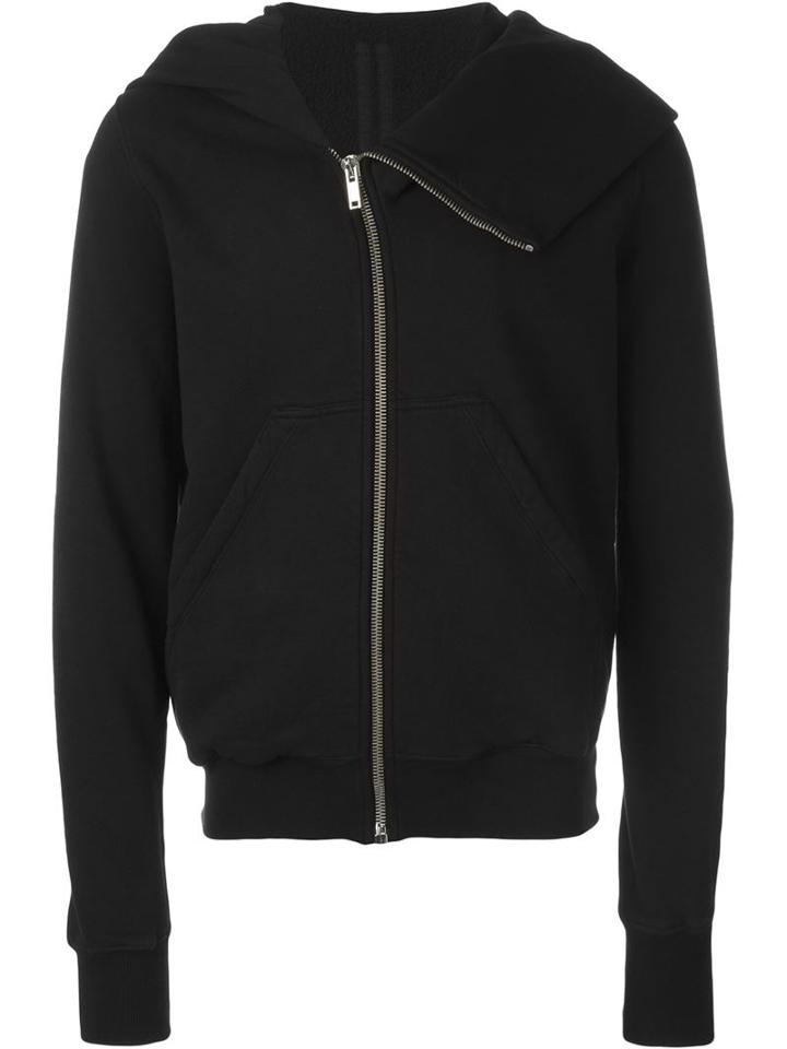 Rick Owens Drkshdw Zip Up Hoodie, Men's, Size: Xl, Black, Cotton