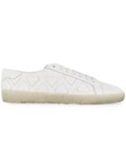 Saint Laurent Signature California Heart Patch Sneakers - White