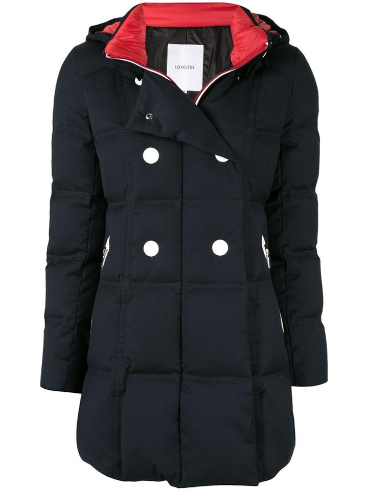 Loveless Padded Down Jacket - Blue