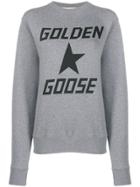 Golden Goose Logo Printed Sweatshirt - Grey