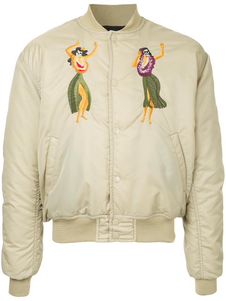 Sss World Corp Dead Girls Safari Bomber Jacket - Brown