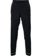 Valentino Straight Leg Trousers, Men's, Size: 50, Blue, Cotton/mohair/wool