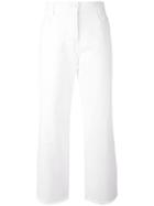 Each X Other Fringed Seam Jeans - White