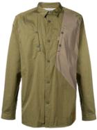 White Mountaineering Woven Contrasted Shirt - Green