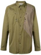 White Mountaineering Woven Contrasted Shirt - Green