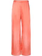 Zero + Maria Cornejo Elasticated Waist Trousers - Orange
