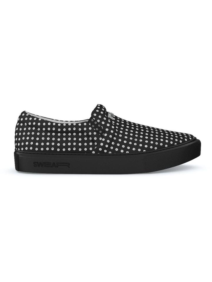 Swear X 10cc Slip-on Sneakers Fast Track Personalisation - Black
