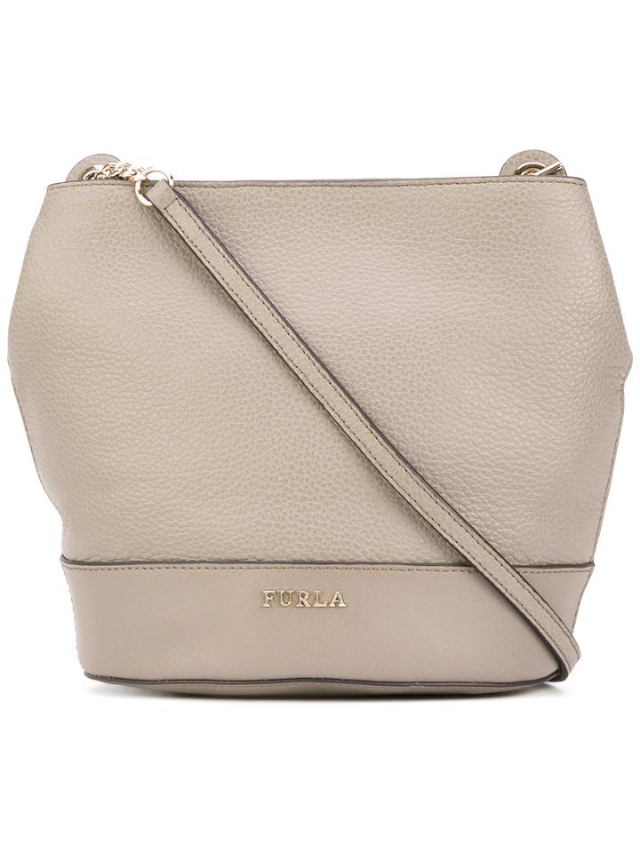 Furla - Crossbody Bag - Women - Leather - One Size, Grey, Leather