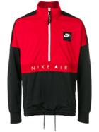 Nike Band Collar Sports Sweatshirt - Red
