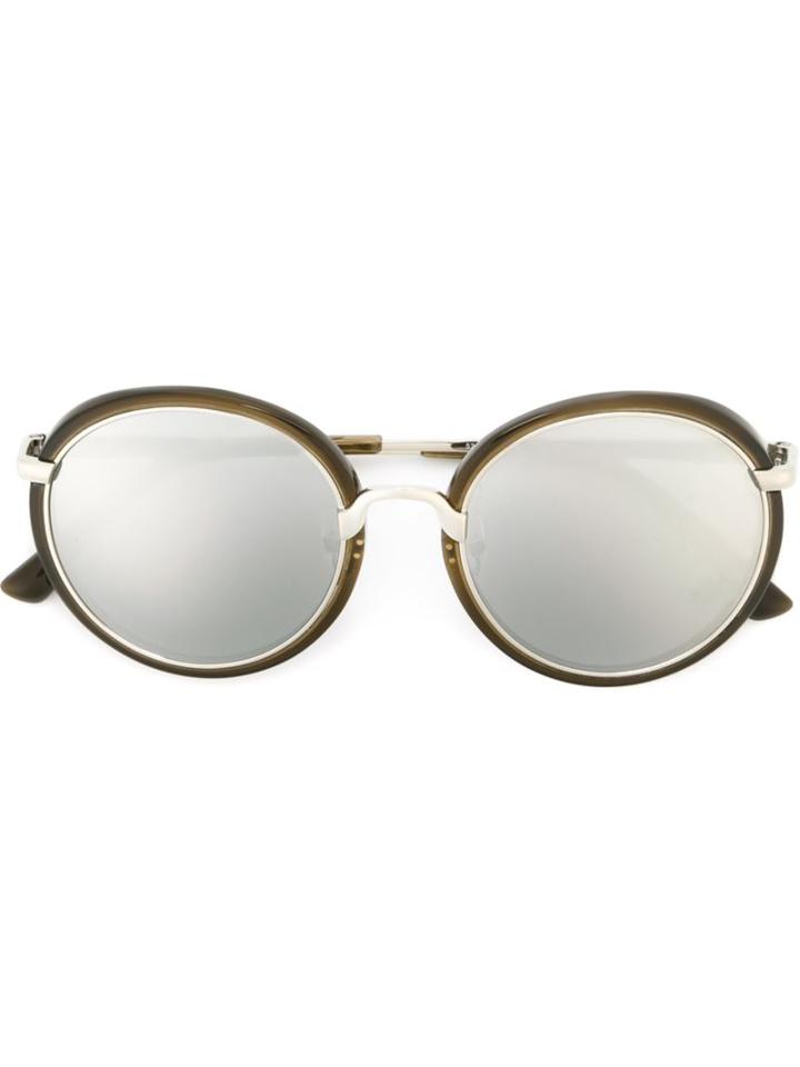 Dries Van Noten Dries Van Noten X Linda Farrow Collaboration Contrast Frame Sunglasses
