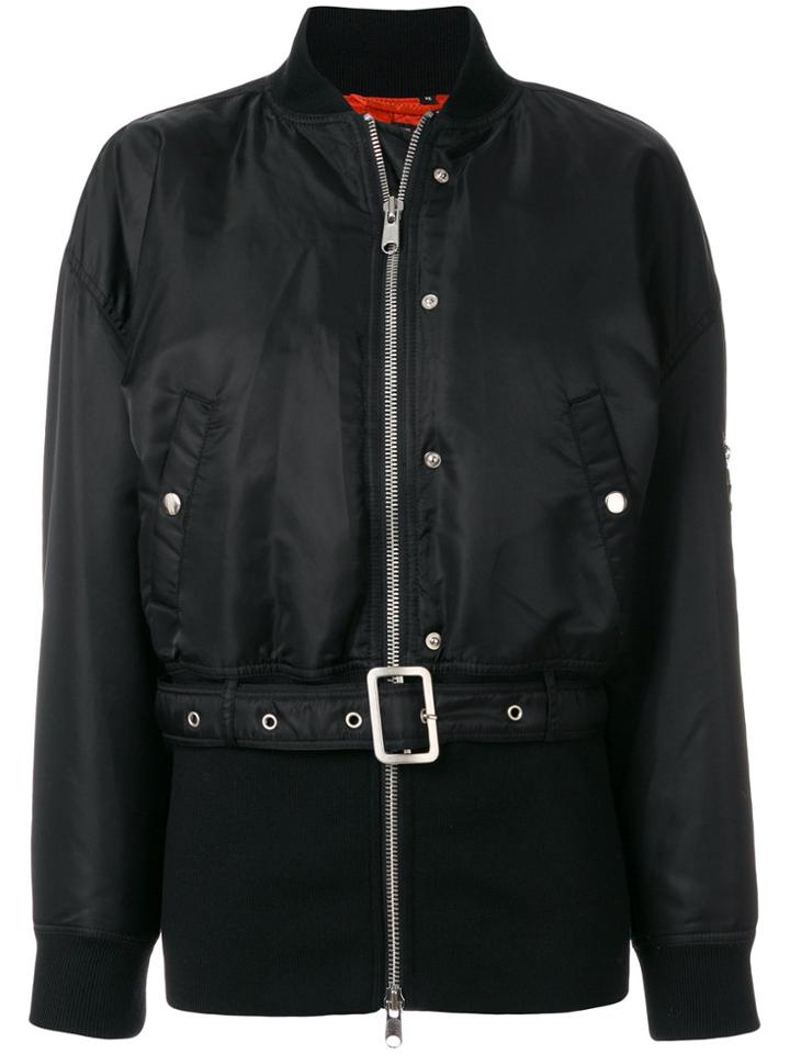 Opening Ceremony Torch Belt Bomber Jacket - Black