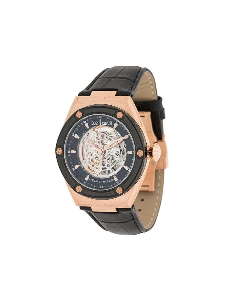 Roberto Cavalli X Frank Muller Rc-65 Analog Watch - Black