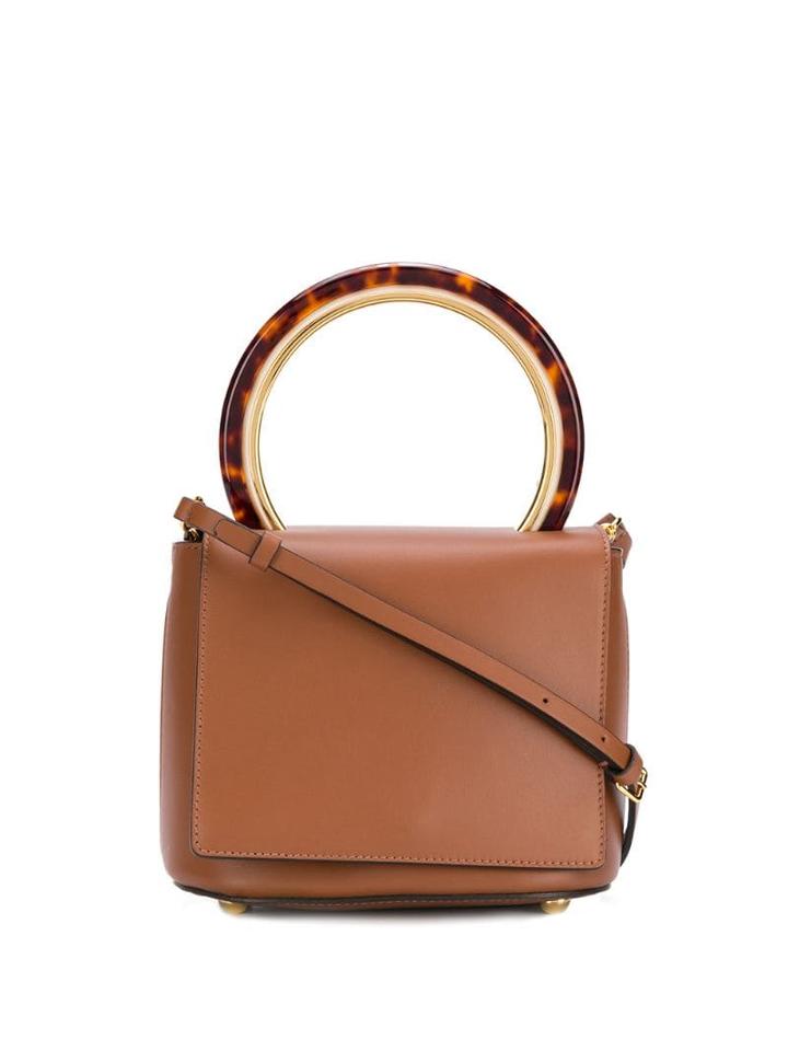 Marni Leather Tote Bag - Brown