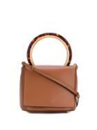 Marni Leather Tote Bag - Brown