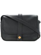 Hermès Vintage Taurillon Clemence Shoulder Bag - Black