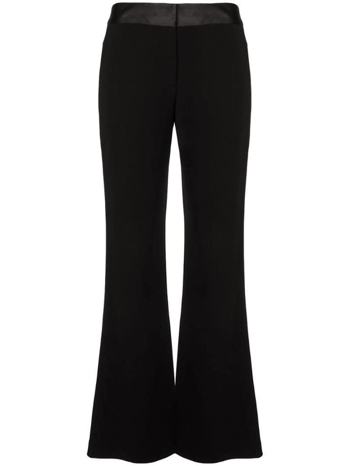 Diane Von Furstenberg Flared Tailored Trousers - Black