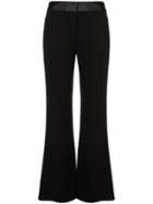 Diane Von Furstenberg Flared Tailored Trousers - Black