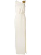 Tom Ford - One Shoulder Gown - Women - Silk - 40, White, Silk
