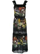 Cecilia Prado Iriana Floral Print Dress - Black