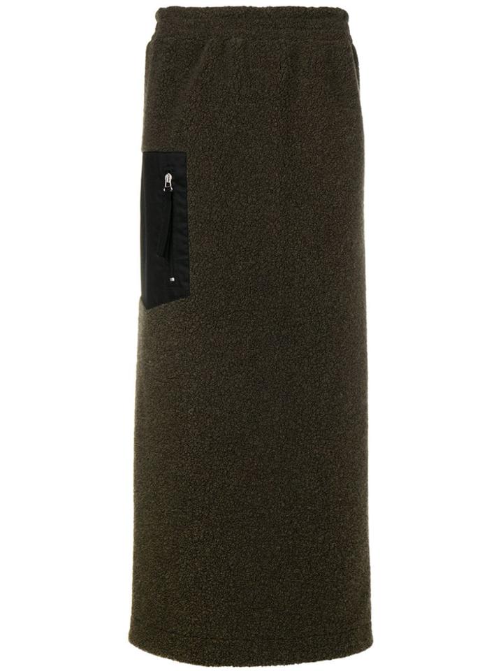 Mm6 Maison Margiela Straight-cut Skirt - Green