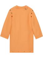 Gucci Button Detail Shift Dress - Orange