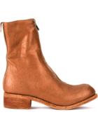 Guidi Zip Front Boots - Yellow & Orange